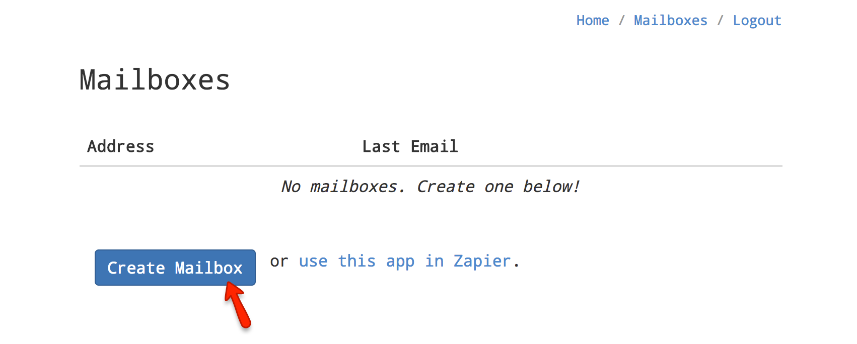 Zapier Email Parser